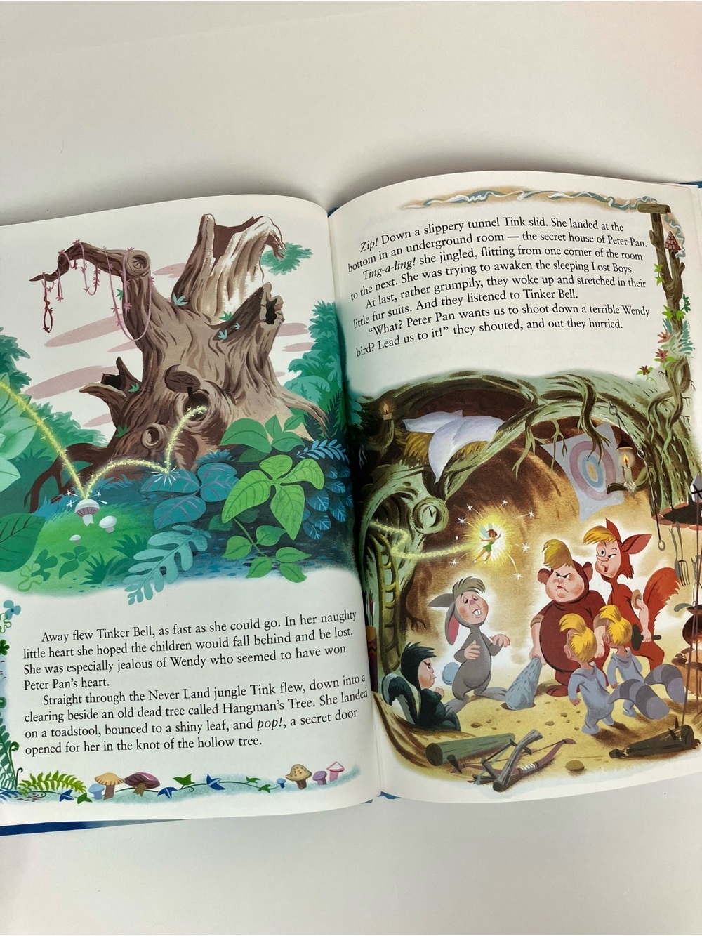 Vintage Disney Peter Pan Storybook Favorites 2004 Hardcover Reader's Digest Y2K